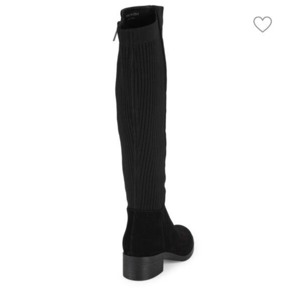 Kenneth Cole Lina Tall Black Leather Boots Women’s Elegant Western Size 8 NWT - Picture 2 of 10